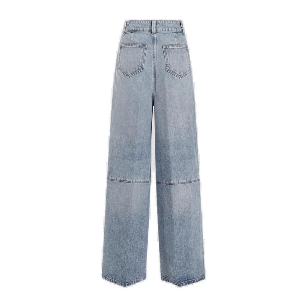 Khaite Khaite Isla High-Waist Wide-Leg Denim Jeans 2