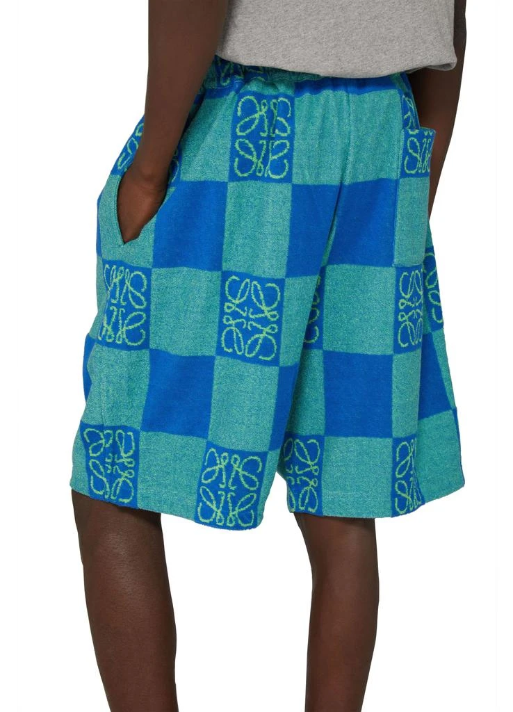 Loewe Anagram checkered shorts 5