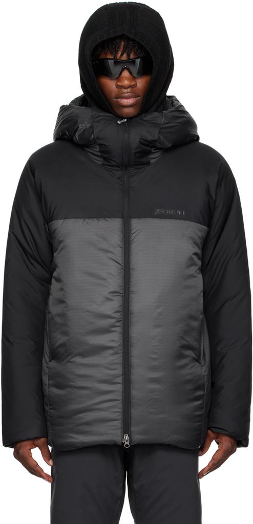 Houdini Black Double Dunfri Puffer Jacket