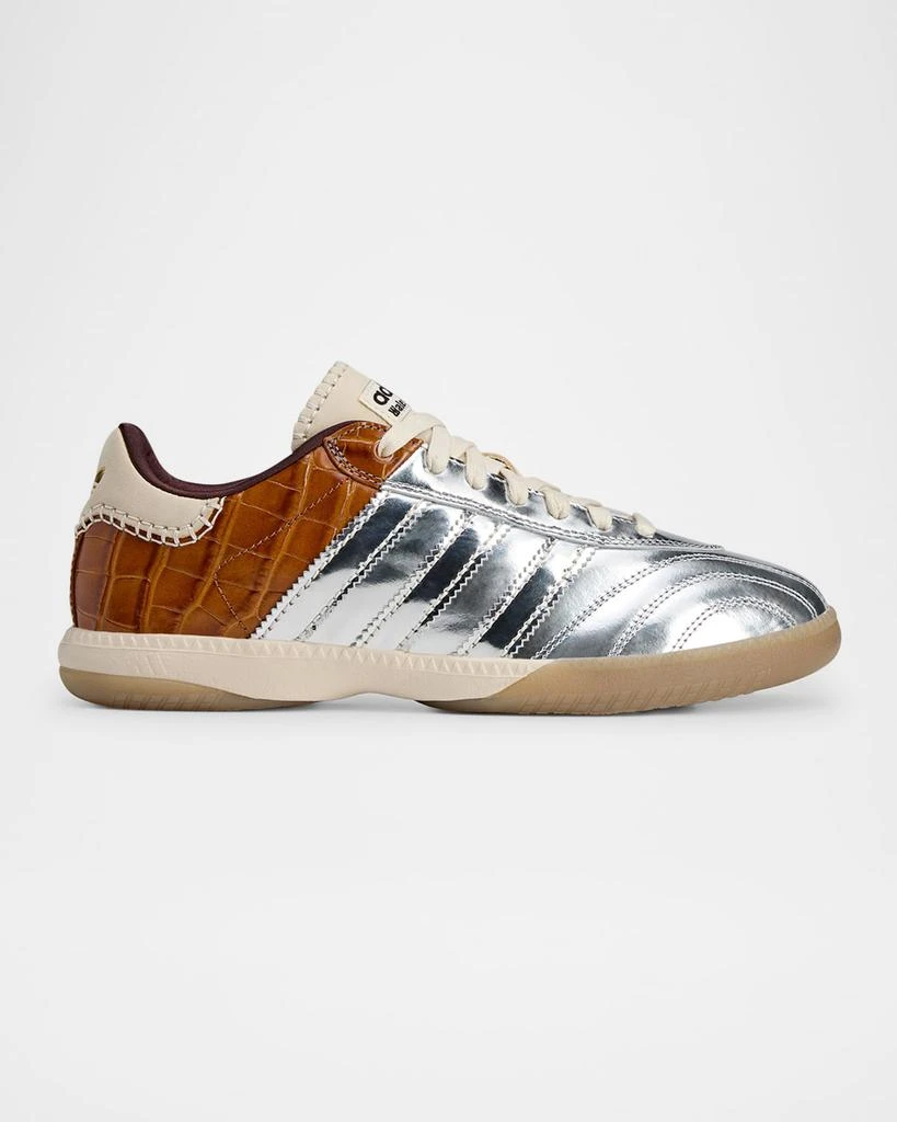 Adidas x Wales Bonner Men's Samba Metallic Croc-Effect Low-Top Sneakers 1