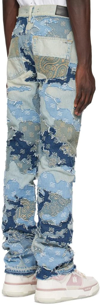 AMIRI Indigo Patchwork Camo Jeans 3