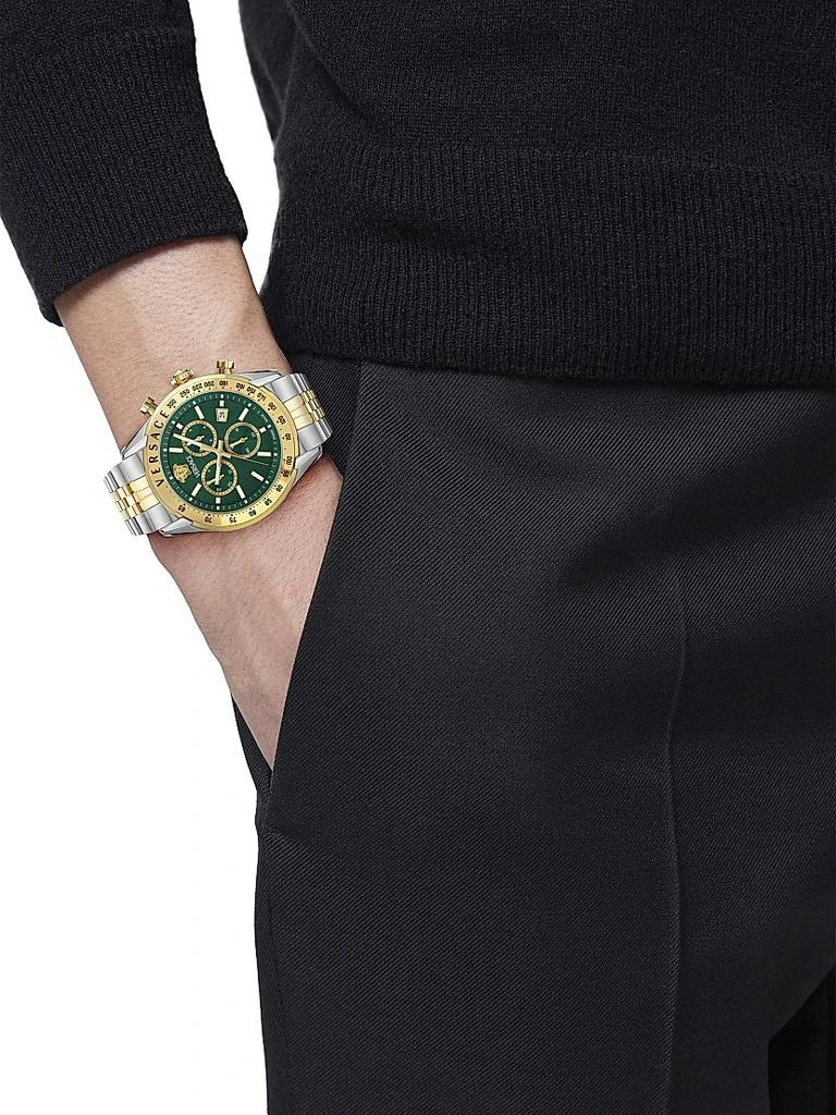 Versace Unisex Chrono Master Stainless Steel Bracelet Watch/44MM 2