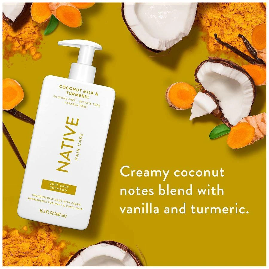 Native Shampoo Coconut Milk & Turmeric 3