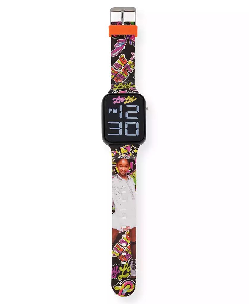 Accutime Unisex Black Silicone Strap LED Touchscreen Watch