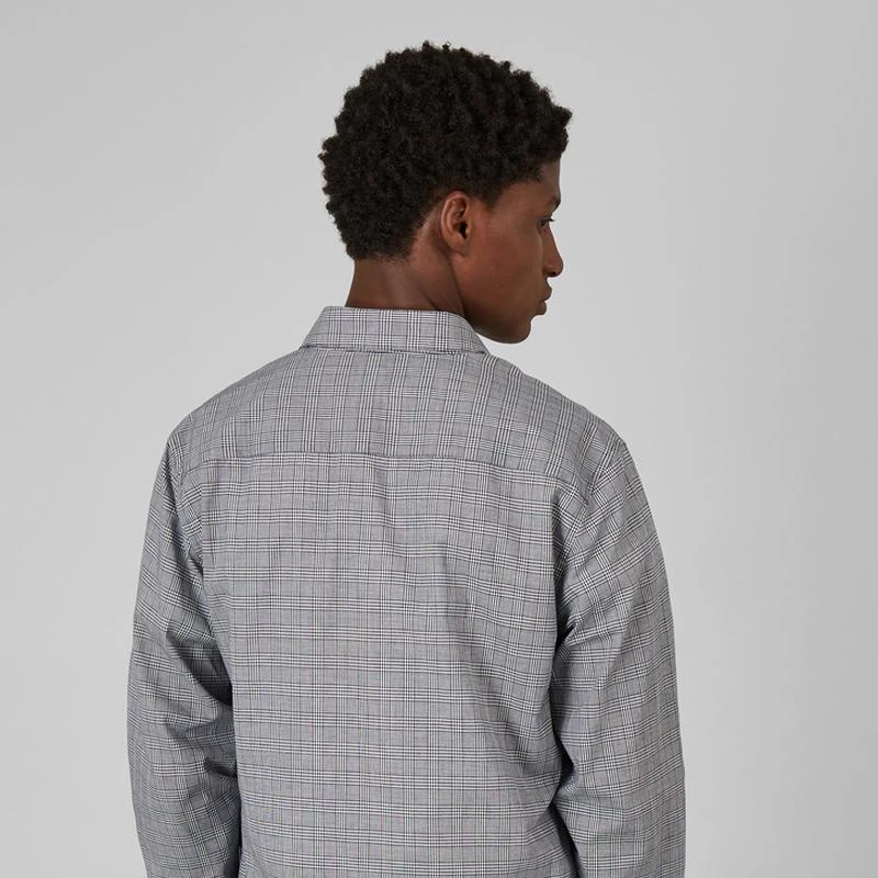 L'Exception Paris Prince of Wales Chequered Shirt in Japanese cotton Grey L'EXCEPTION PARIS 2