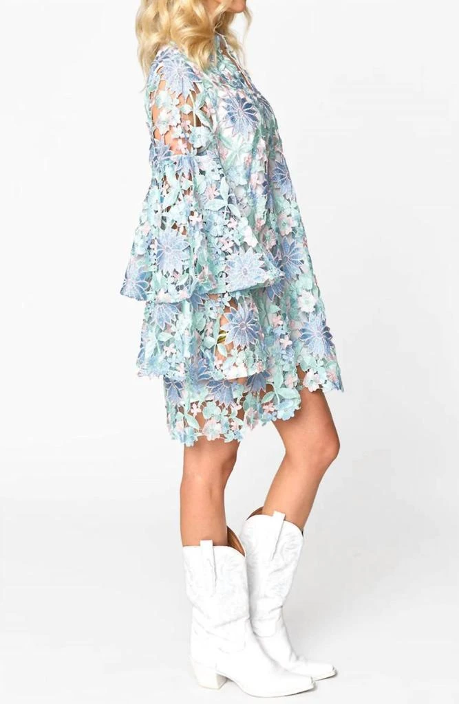 BUDDYLOVE Gayle Long Sleeve Mini Dress In Bellflower 2