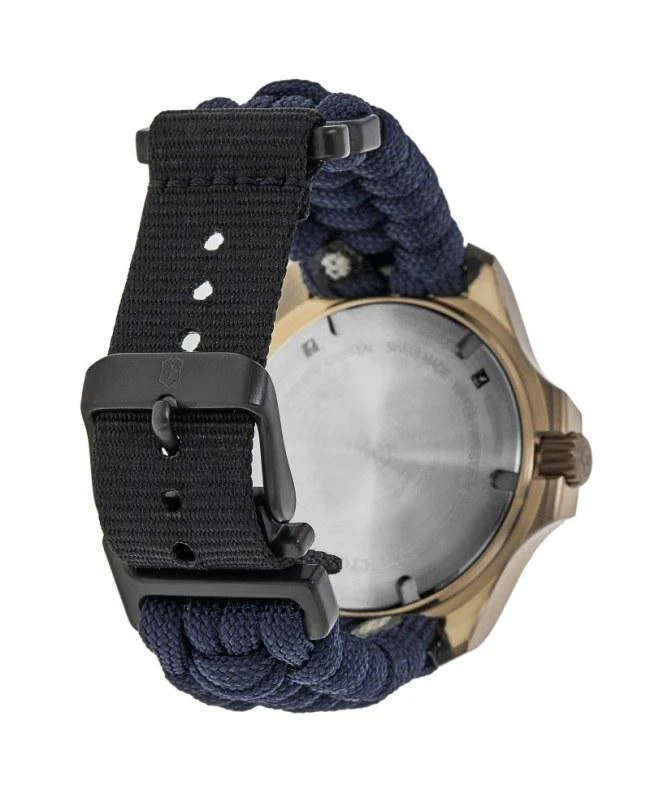 Swiss Army Victorinox Swiss Army I.N.O.X. V Quartz Blue Dial Nylon Strap Women's Watch 241955 4