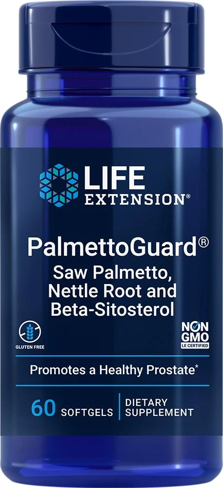 Life Extension Life Extension PalmettoGuard® Saw Palmetto, Nettle Root and Beta-Sitosterol (60 softgels) 1