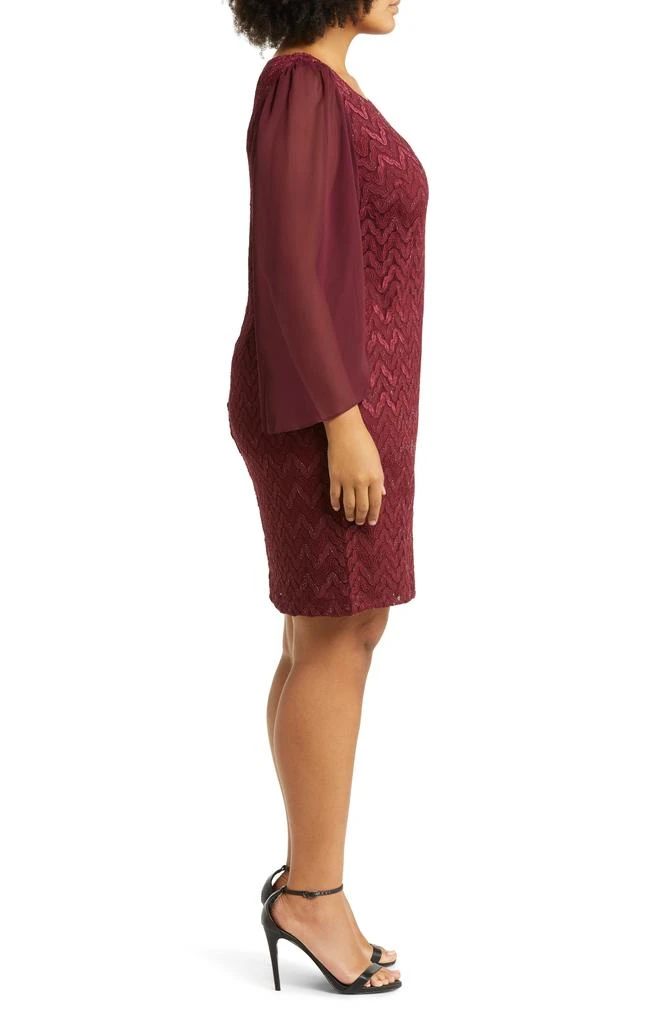 Chevron Long Sleeve Lace & Chiffon Dress On Sale Now with Up to 56% Off | Discover Exclusive Deals & Savings at BeyondStyle Authentic Connected Apparel women|dress|plus size|dresses|clothing|female with Limited-Time Chevron Long Sleeve Lace & Chiffon Dress On Sale Now with Up to 56% Off | Discover Exclusive Deals & Savings at BeyondStyle Authentic Connected Apparel women|dress|plus size|dresses|clothing|female with Limited-Time