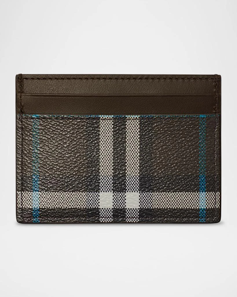 Burberry Sandon Check Leather Card Holder 2