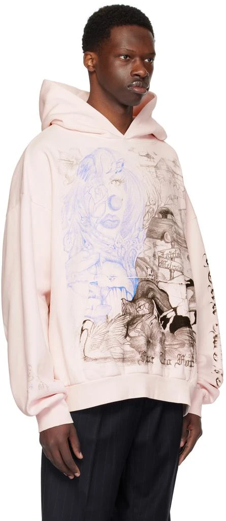 424 Pink Valentina Grave Hoodie 2