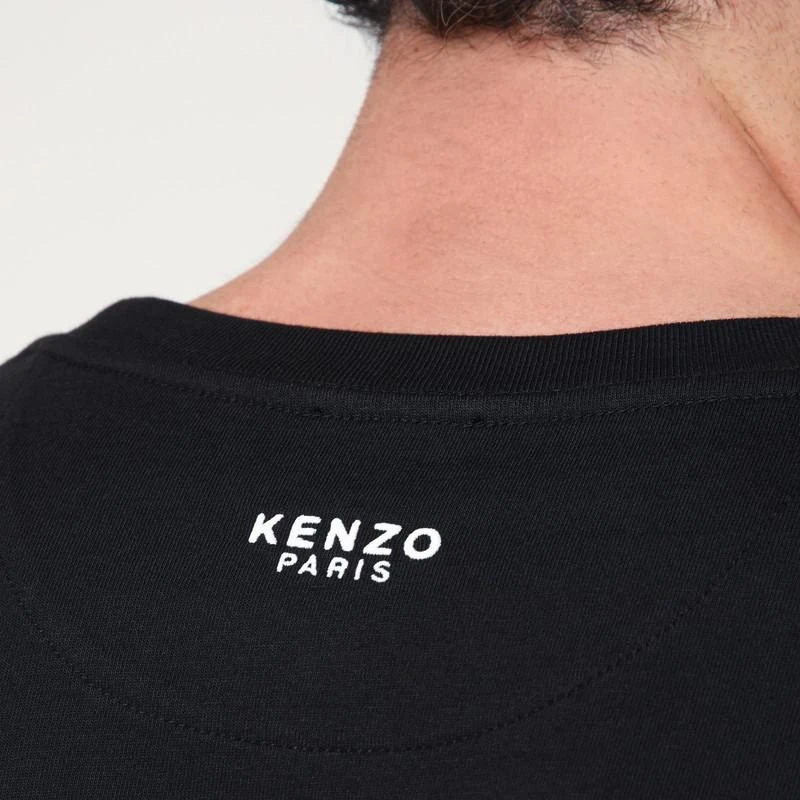 Kenzo Black crew neck T-shirt in cotton 4