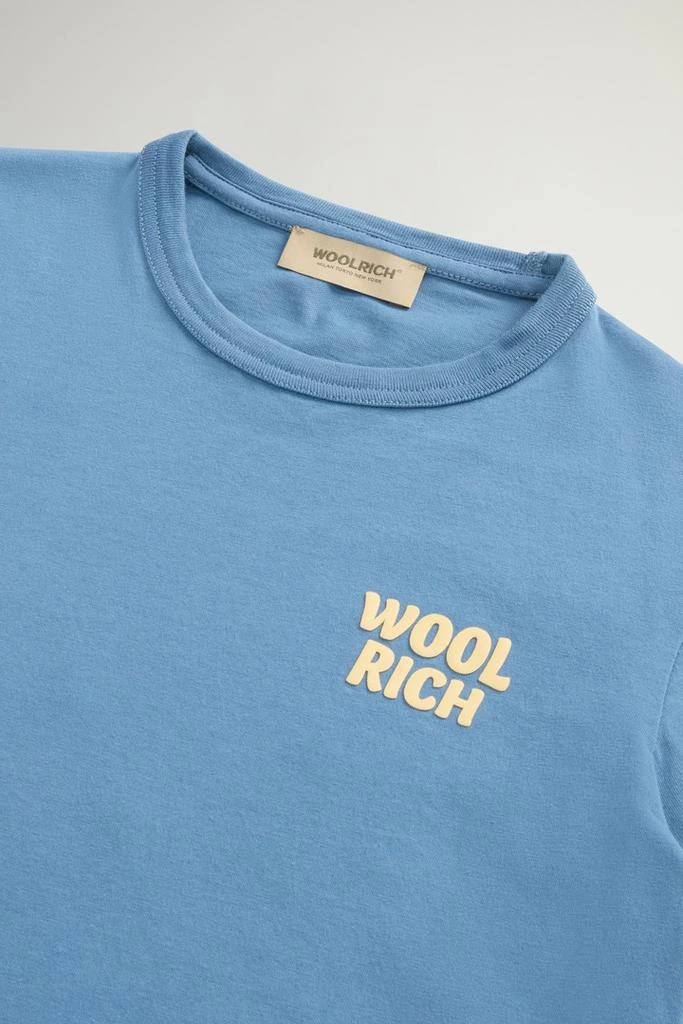 Woolrich Boys’ T-Shirt in Pure Cotton with Print on the Back - Boys - Yellow 3
