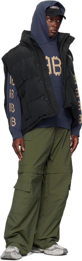 Balenciaga Blue Crypto Hoodie 4