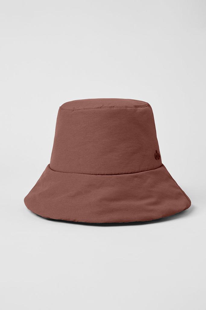 Alo Good Shade Puffer Bucket Hat - Chestnut