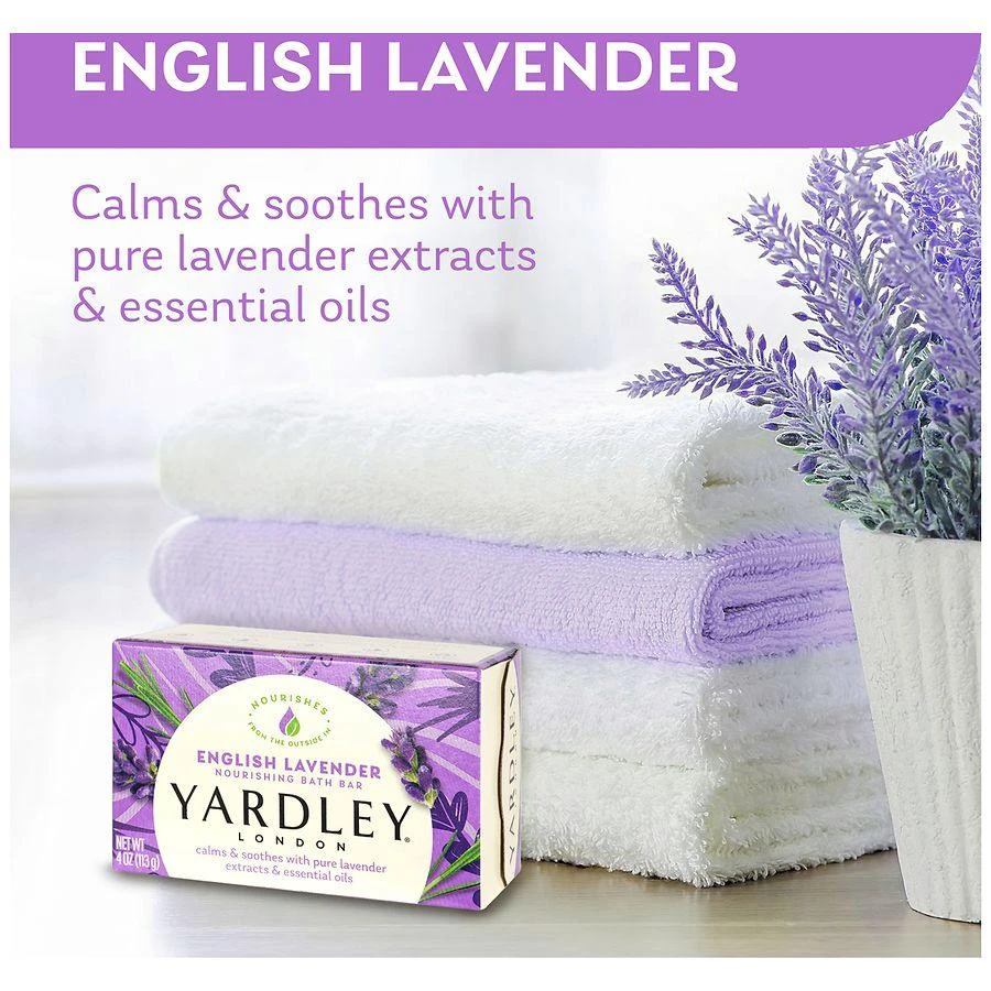 Yardley of London Nourishing Bath Bar English Lavender 6