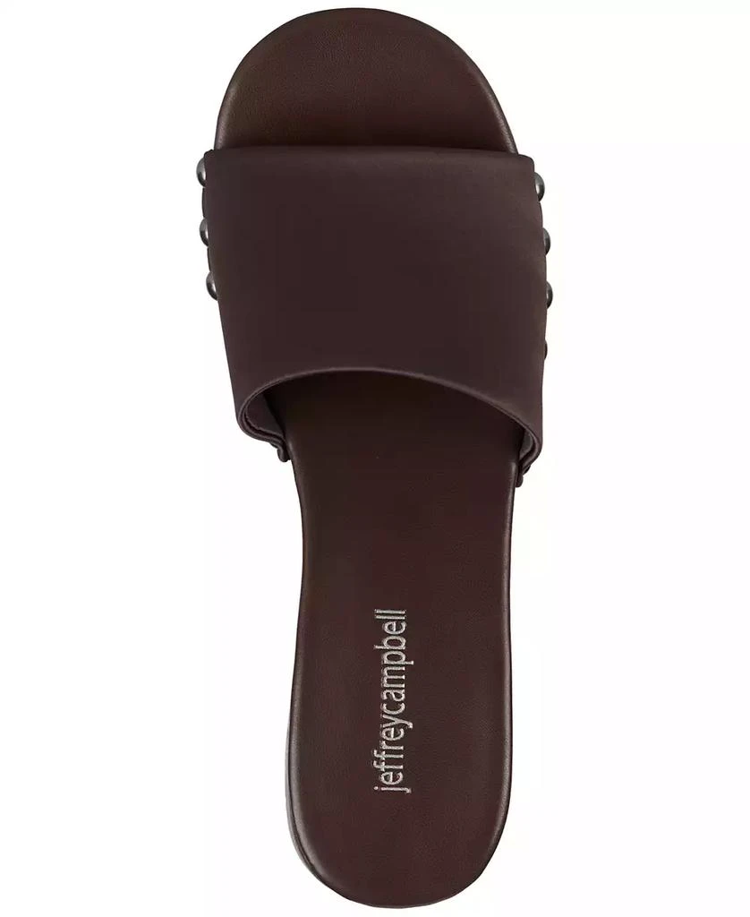 Jeffrey Campbell Women
s Cambrie Wooden Platform Slide Sandals 4