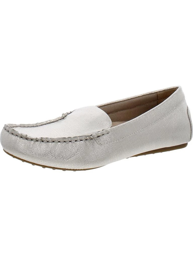 LifeStride Traveler Womens Faux Leather Slip On Loafers 1