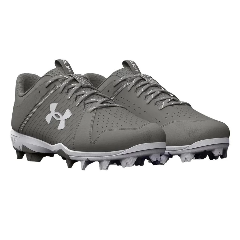 Under Armour Leadoff 3025589-101 Men's US Gray Low RM Baseball Cleats ZAP641 3