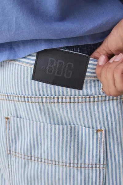BDG BDG Hickory Stripe Baggy Skate Fit Double Knee Utility Jean 5