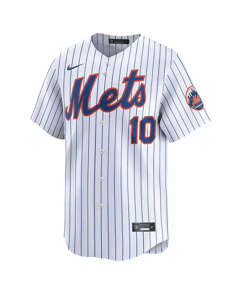 NIKE Men's Ronny Mauricio White New York Mets Alternate Limited Player Jersey 3