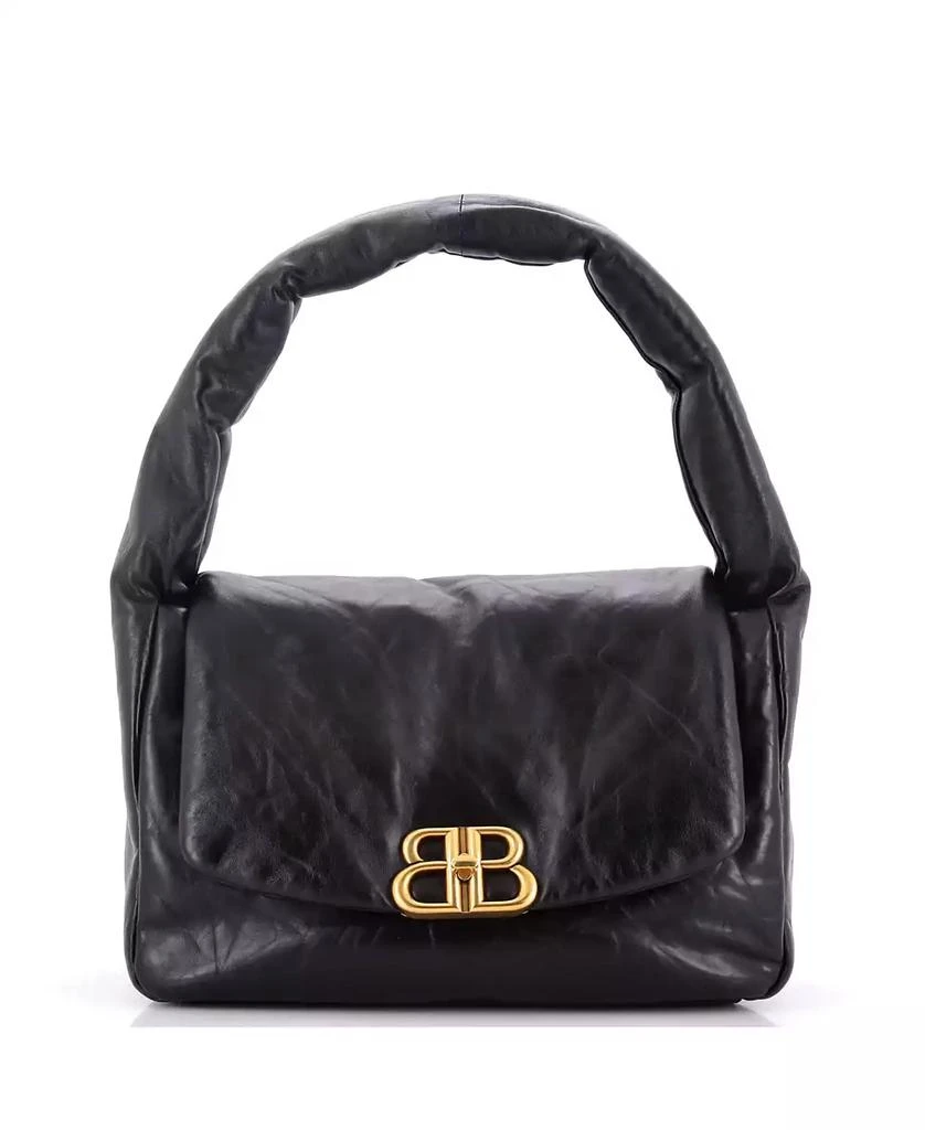 Pre-Owned Balenciaga Large Monaco Sling Bag Padded Leather