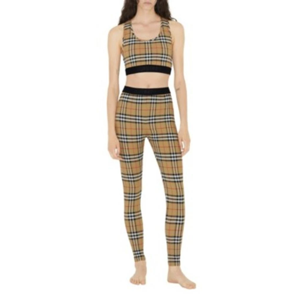 Burberry Logo detail vintage check bra top 4