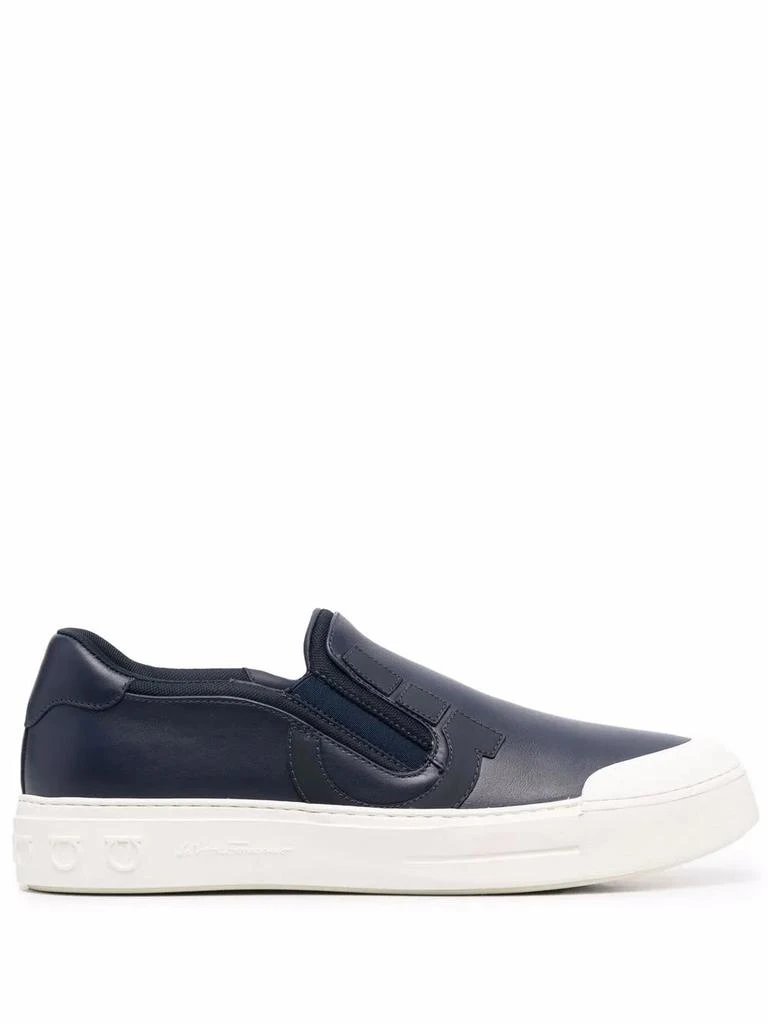 Salvatore Ferragamo Ferragamo Gancini Slip-On Sneakers 020606751365 4