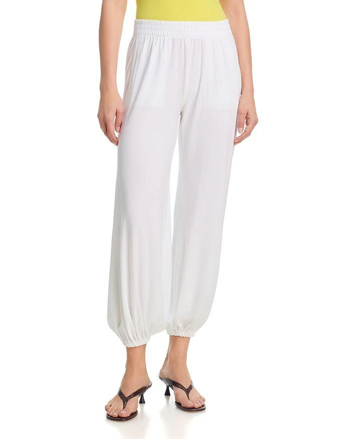 Norma Kamali Boyfriend Puff Jogger Pants