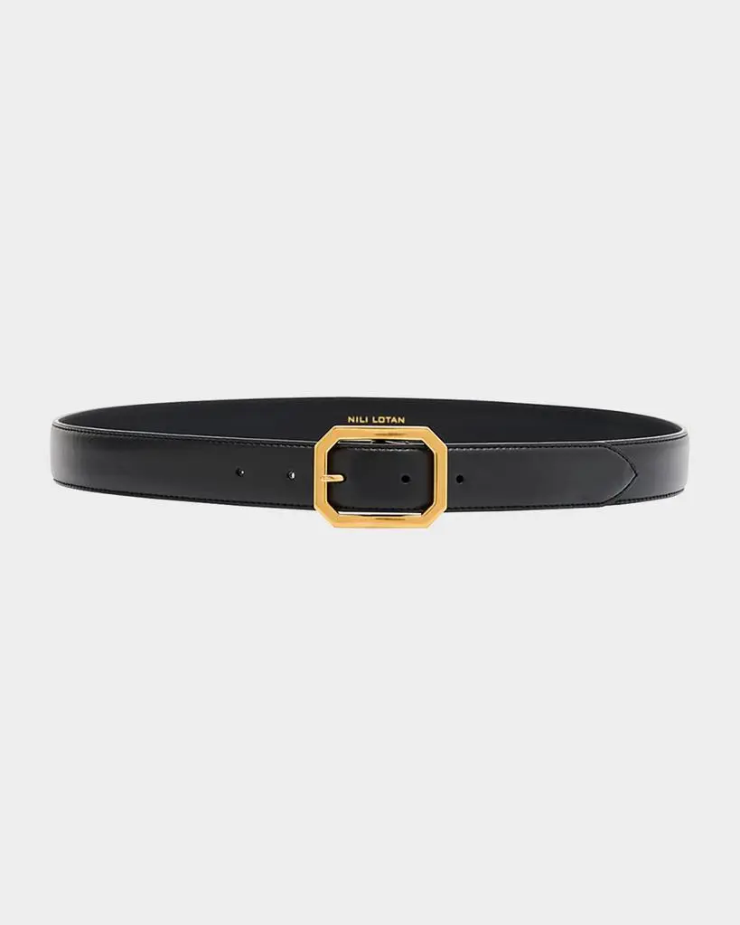 Nili Lotan Anais Leather Belt