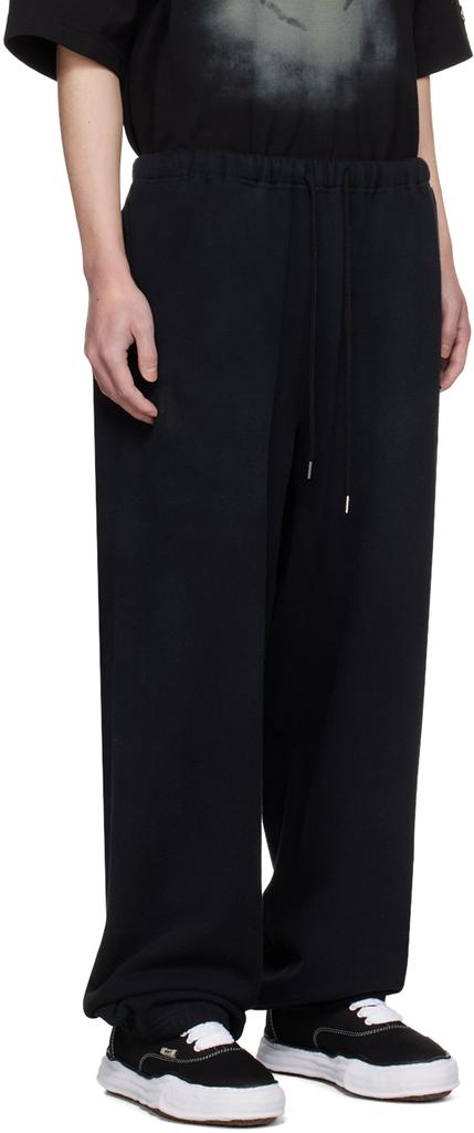 Maison MIHARA YASUHIRO Black Distressed Sweatpants