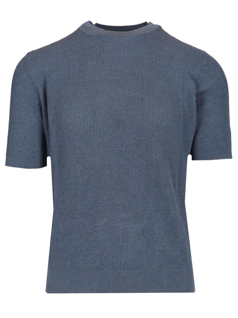 mauro ottaviani Mauro Ottaviani Ribbed Crew Neck T-Shirt