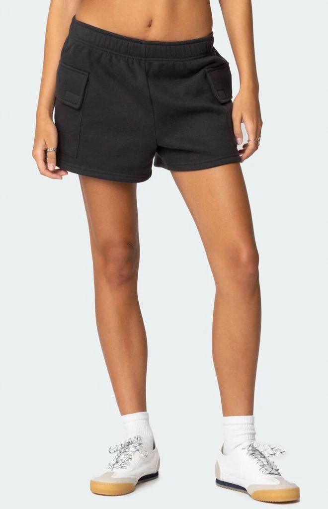 Edikted Garnet Cargo Sweat Shorts 2
