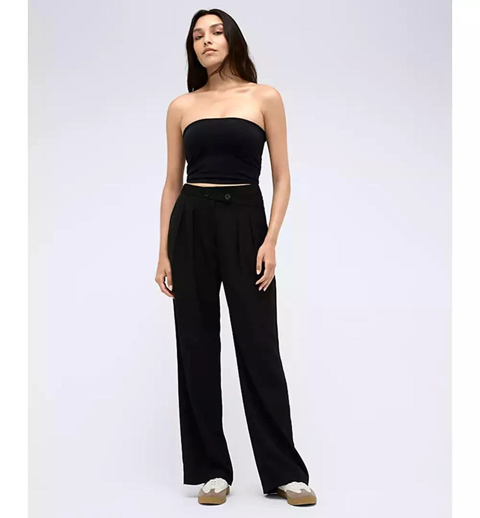 Kenneth Cole Women's High-Rise Criss-Cross Pants 3