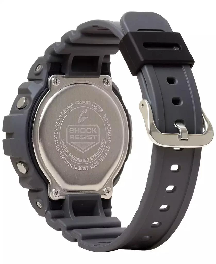 G-Shock Men's Digital Gray Resin Strap Watch 50mm, DW6900HD-8 4