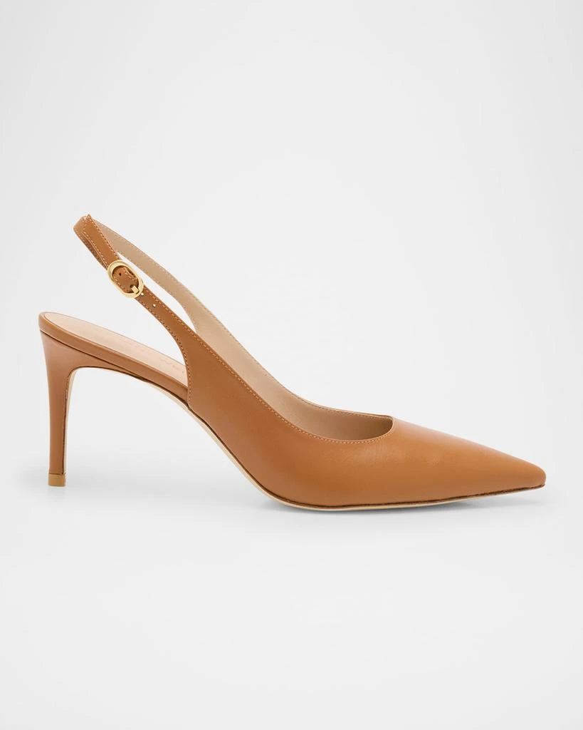 Stuart Weitzman Stuart Leather Slingback Pumps 1