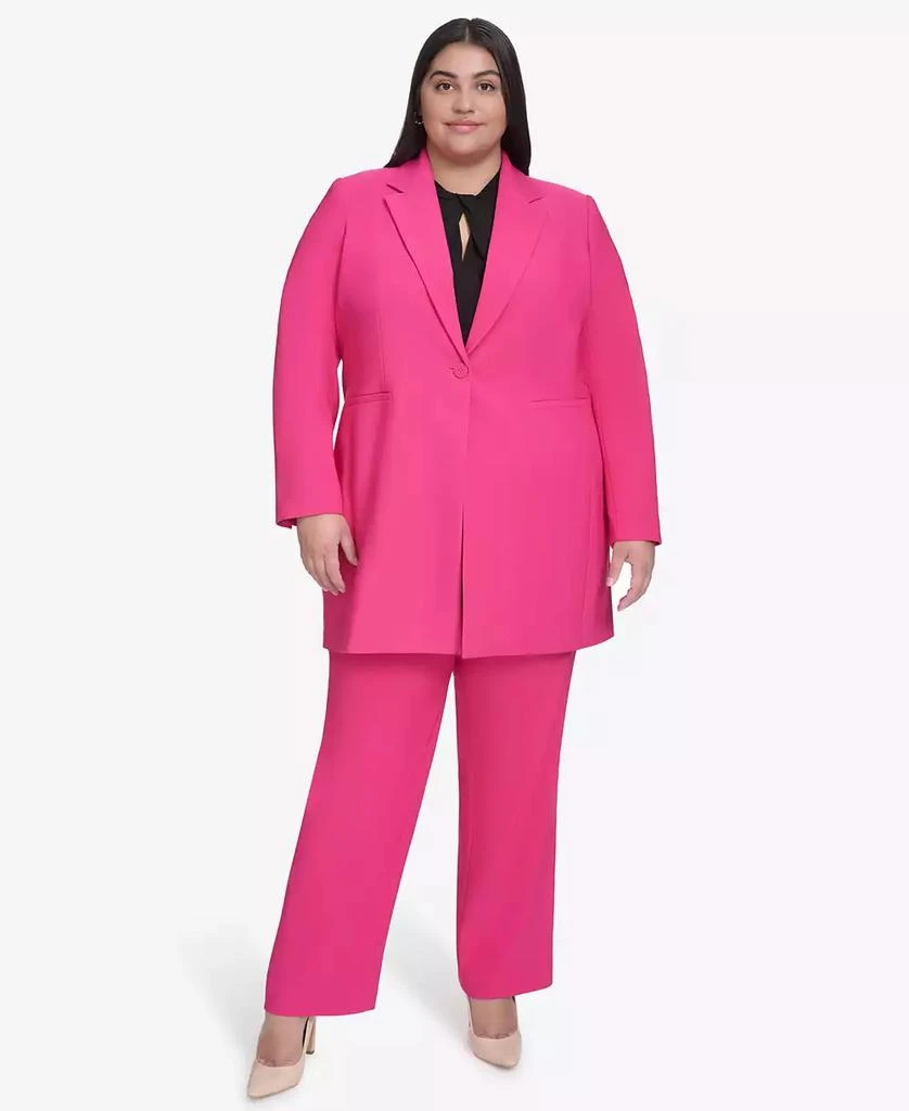 DKNY Plus Size Topper Jacket 4