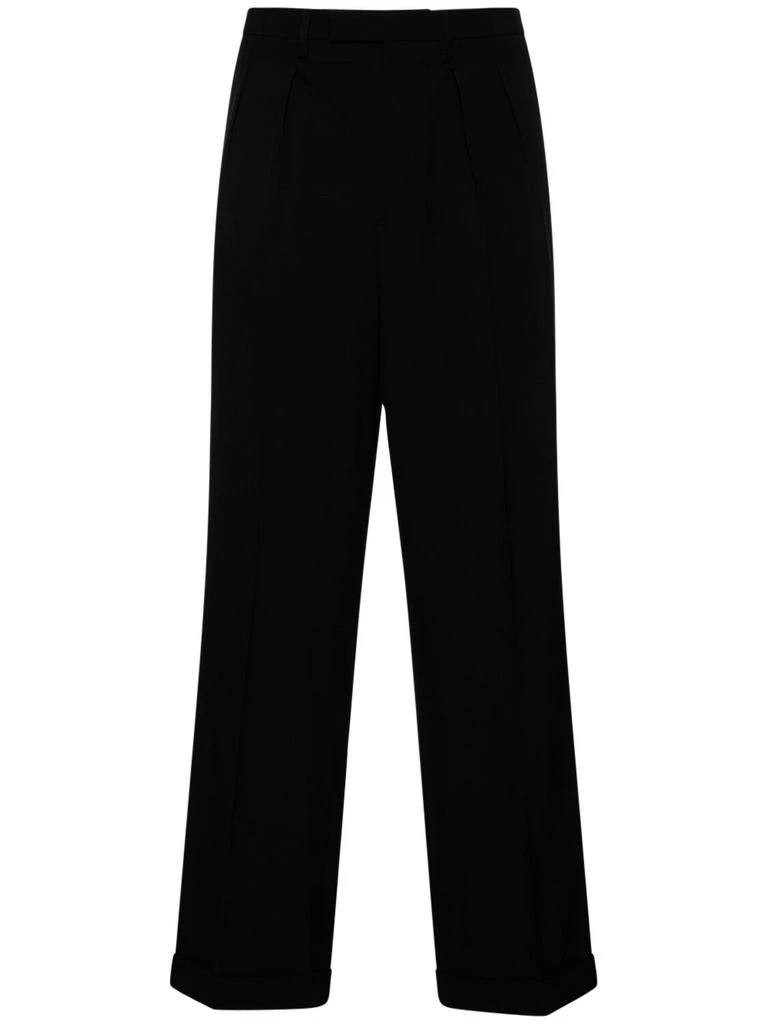 Dries Van Noten Parnes Wool Pleated Pants 1