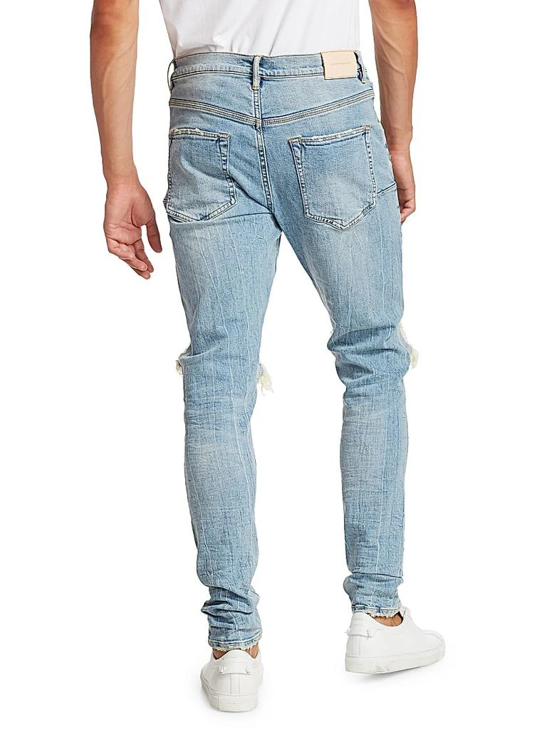 Purple Brand P002 Repair Drop-Fit Skinny Jeans 5