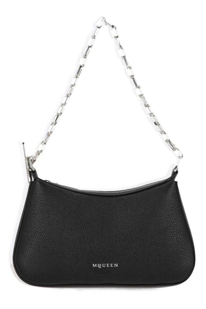 Alexander McQueen Alexander McQueen Logo Printed Chain-Linked Shoulder Bag 1
