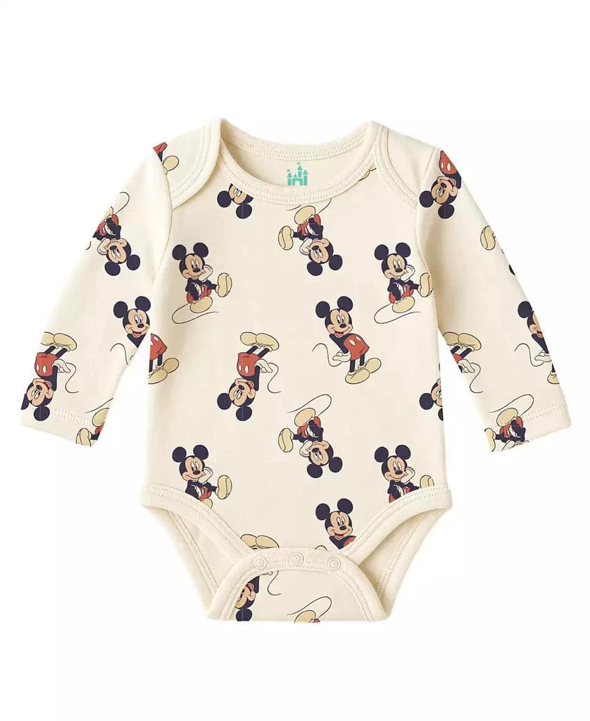 Disney Baby Boys
 Long Sleeve Sweater and Overall, 2-Piece Set 2