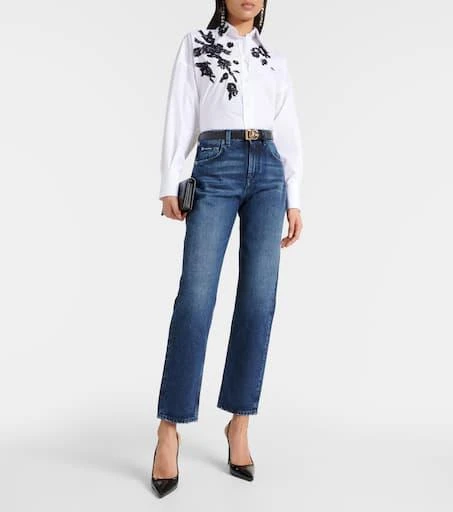 Dolce
Gabbana High-rise straight jeans 2