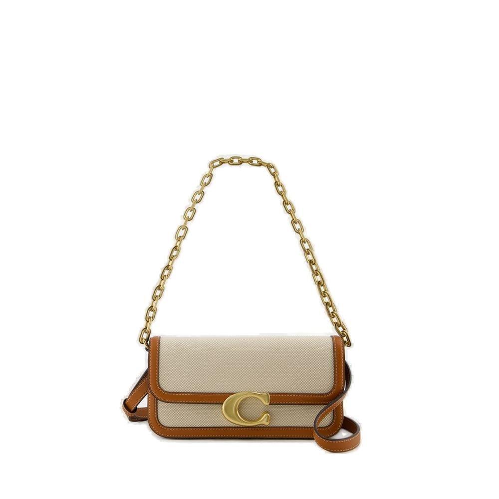 Coach Coach Idol 23 Logo Plaque Shoulder Bag