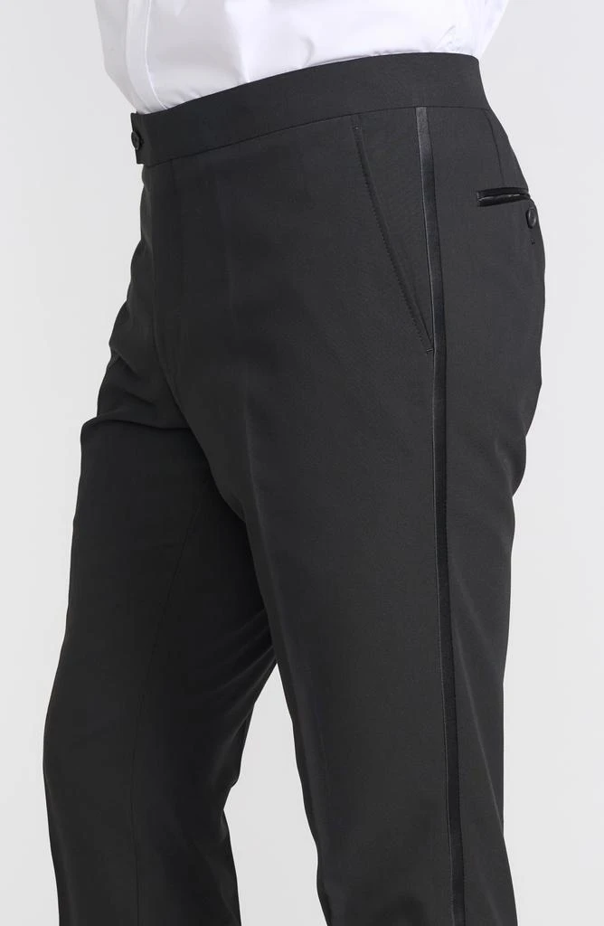 SAVILE ROW CO Slim FIt Tuxedo Pants - 30-34" Inseam 3