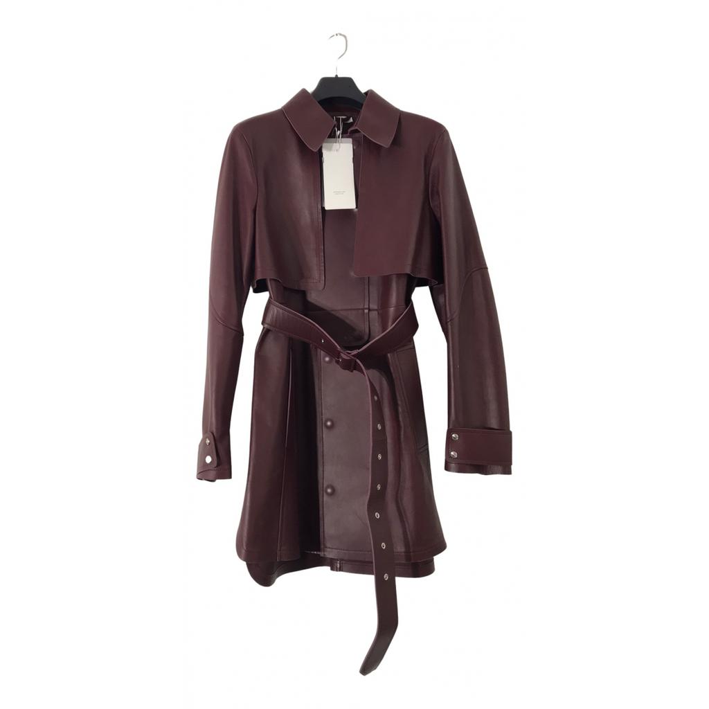 Max Mara Sportmax Leather trench coat - Jackets - BeyondStyle