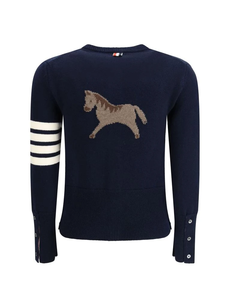 Thom Browne Thom Browne 4-Bar Knitted Cardigan 2