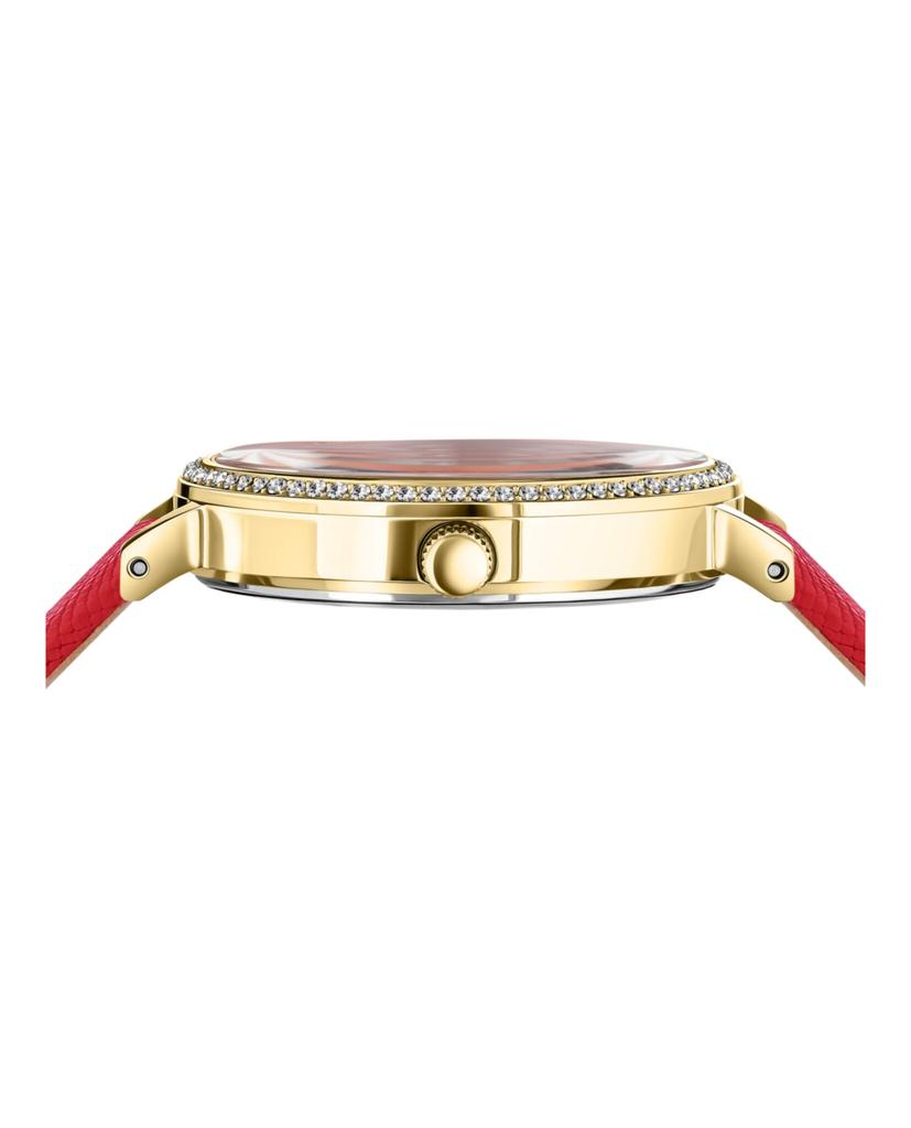 Versus Versace Mar Vista Crystal Leather Watch