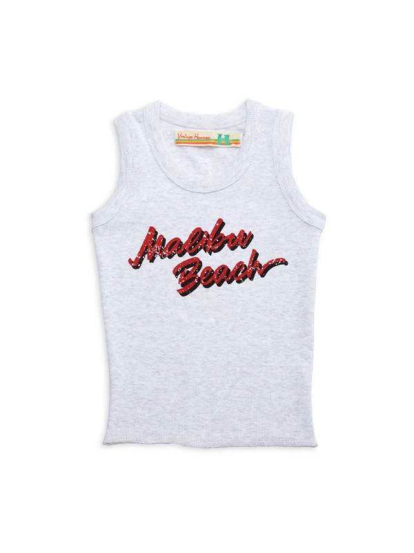 Vintage Havana Girl's Logo Graphic Tank Top 1