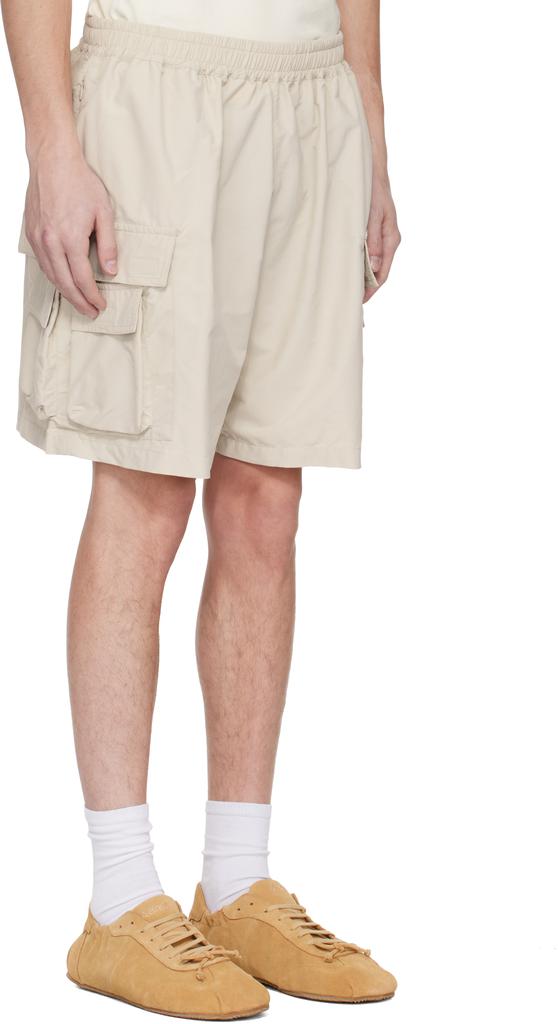 ABRA Beige Mini Cargo Shorts
