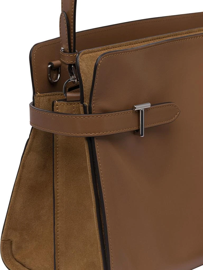 le tanneur LEATHER BROWN HANDBAG 4